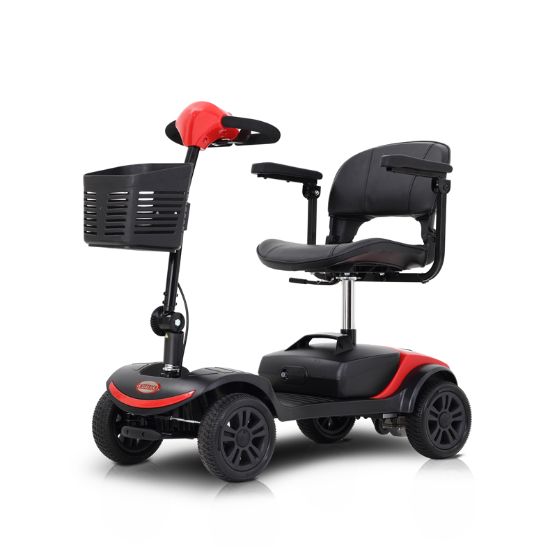 S1 Lite Rehabilitation Therapy Supplies Foldbar Lightweight Travel Electric Mobility Handikappade Scooter